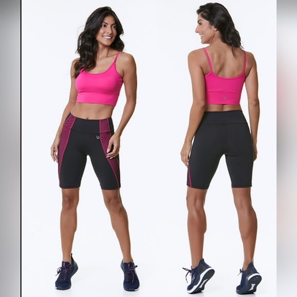 Pink Women's Sports Bra Croppee Pink - Picture 4 of 4